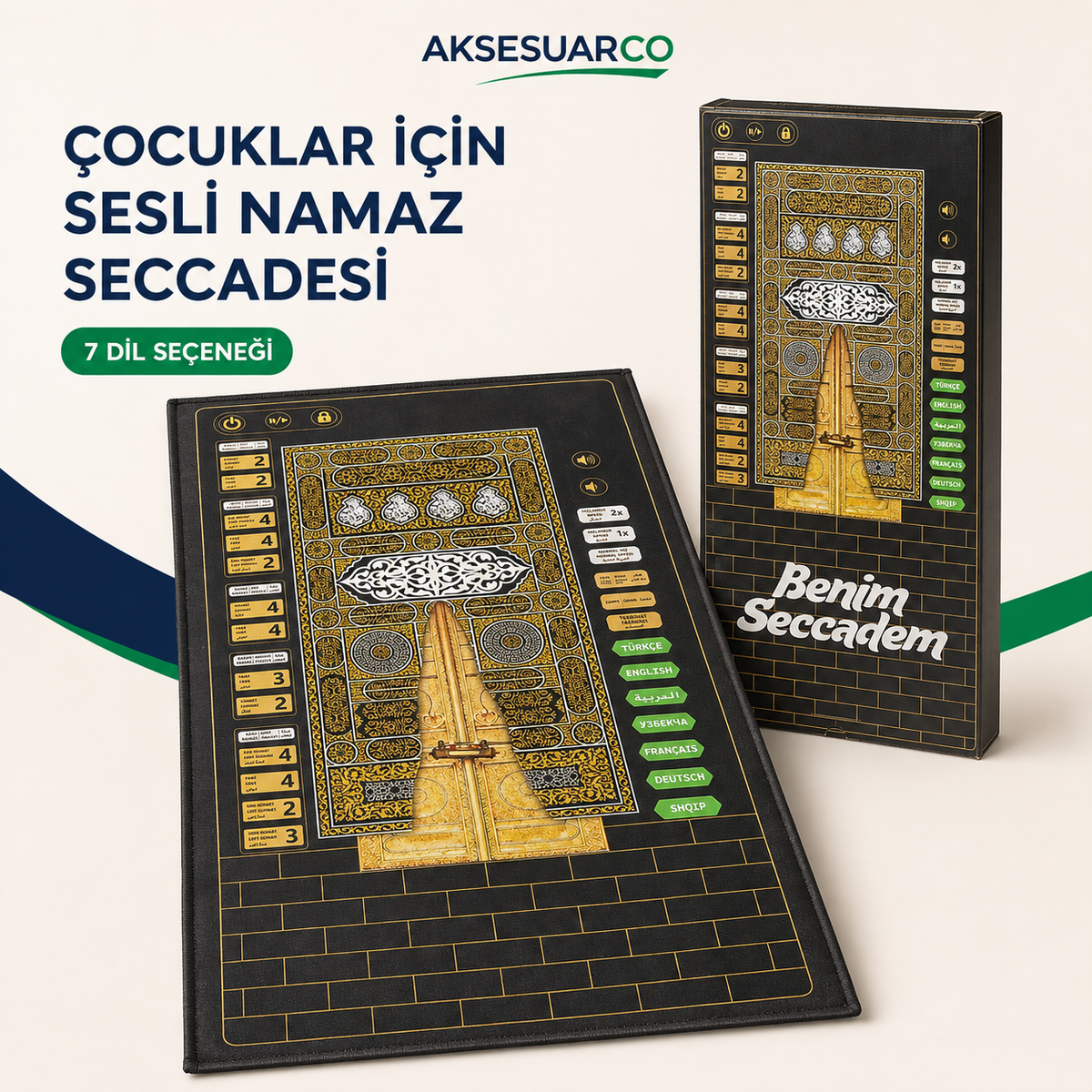Sesli Namaz Seccadesi (Çok Fonksiyonlu)