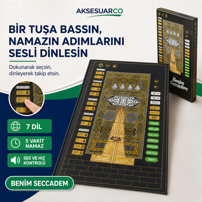 Sesli Namaz Seccadesi (Çok Fonksiyonlu)