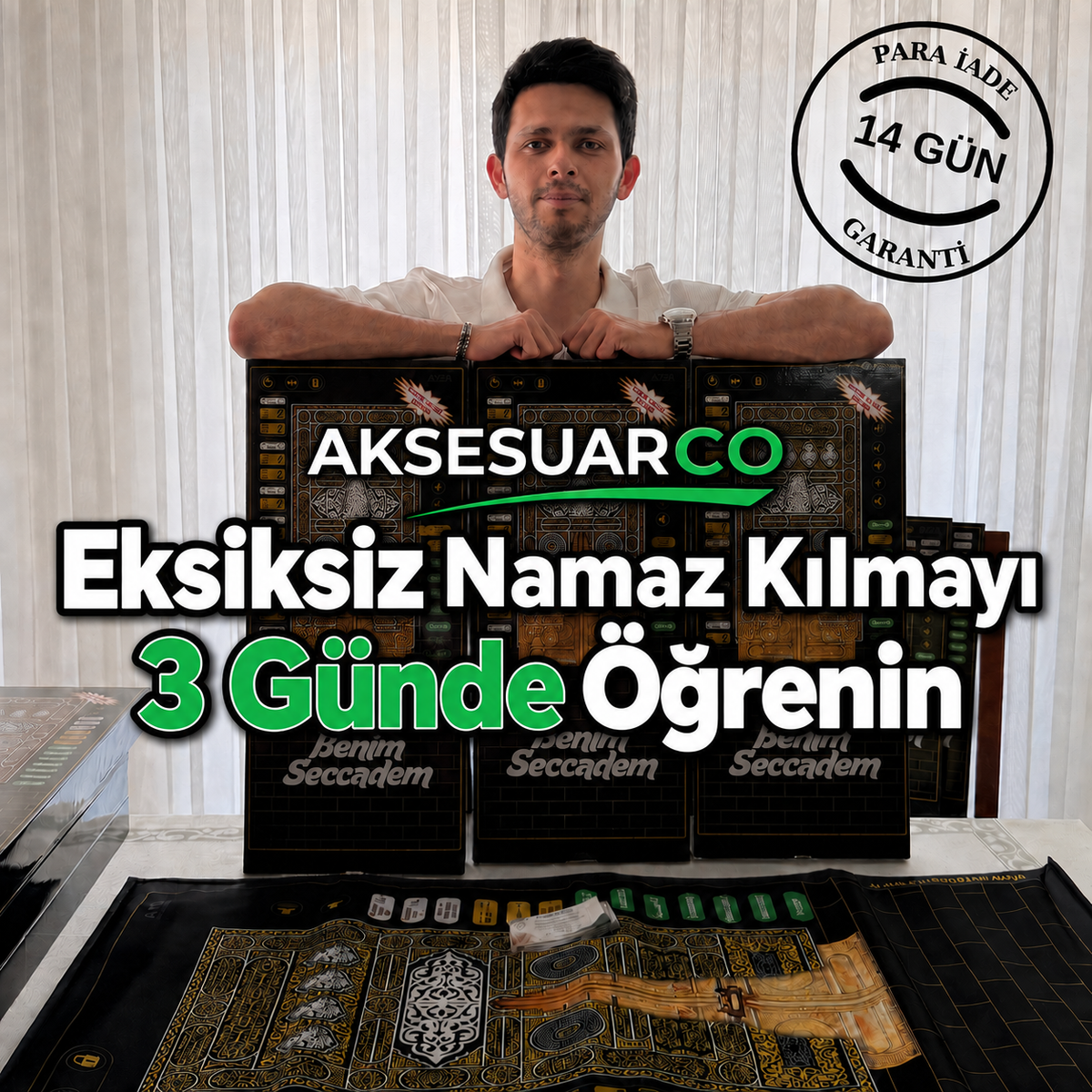 Sesli Namaz Seccadesi (Çok Fonksiyonlu)