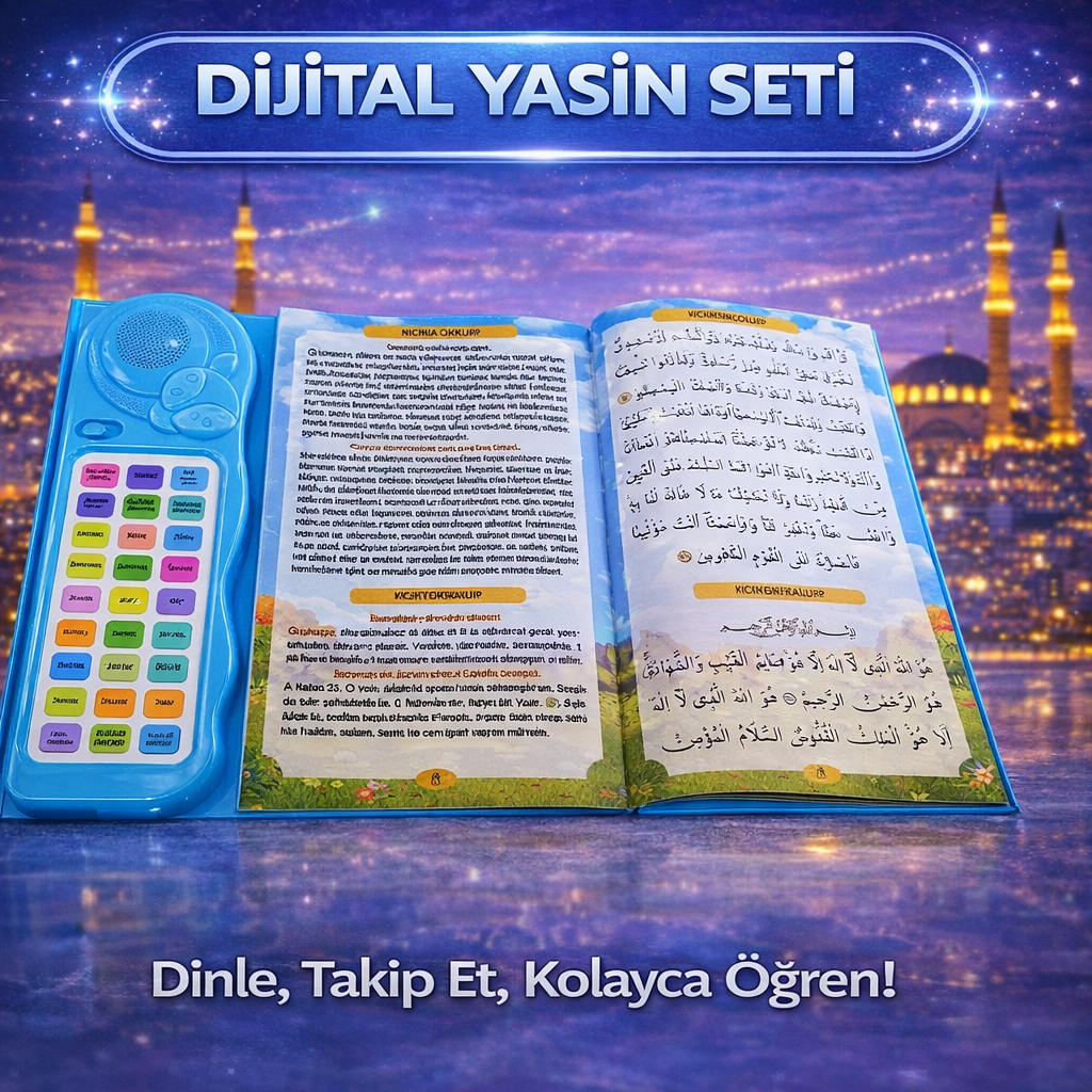 Sesli Cihaz Destekli Yasin-i Şerif Kitabı