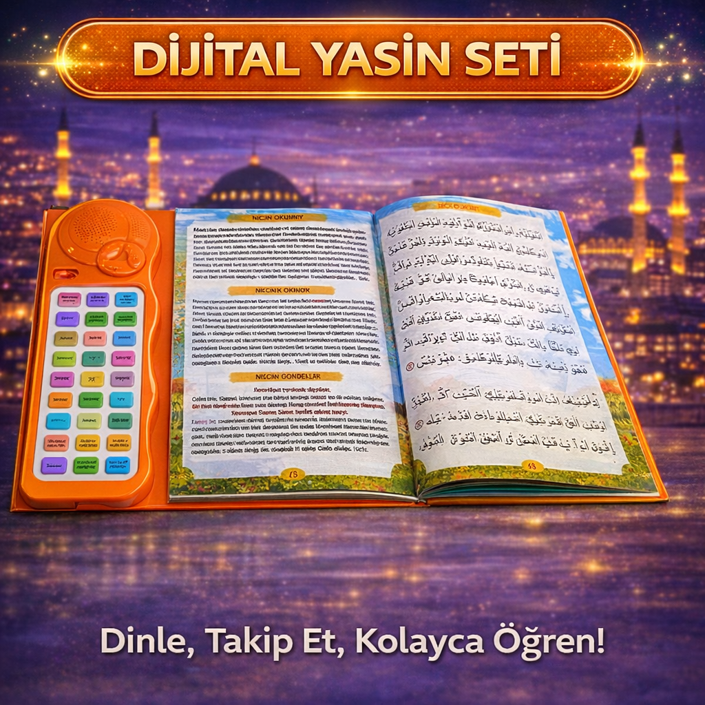 Sesli Cihaz Destekli Yasin-i Şerif Kitabı