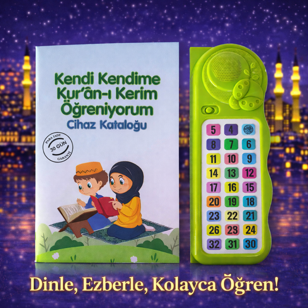 Çocuğum Kendi Kendine Kur'an-ı Kerim Okumayı Öğreniyor (Sesli Kitap Desteği)
