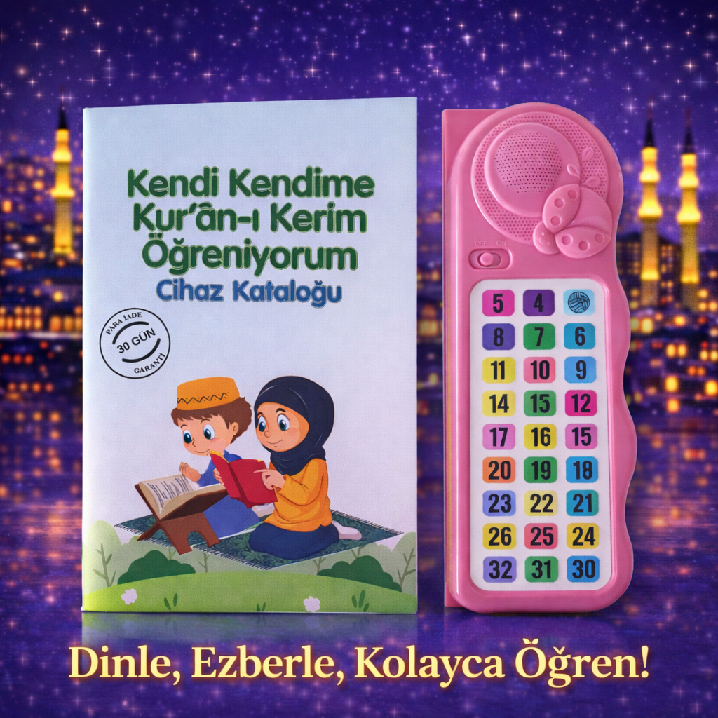Çocuğum Kendi Kendine Kur'an-ı Kerim Okumayı Öğreniyor (Sesli Kitap Desteği)