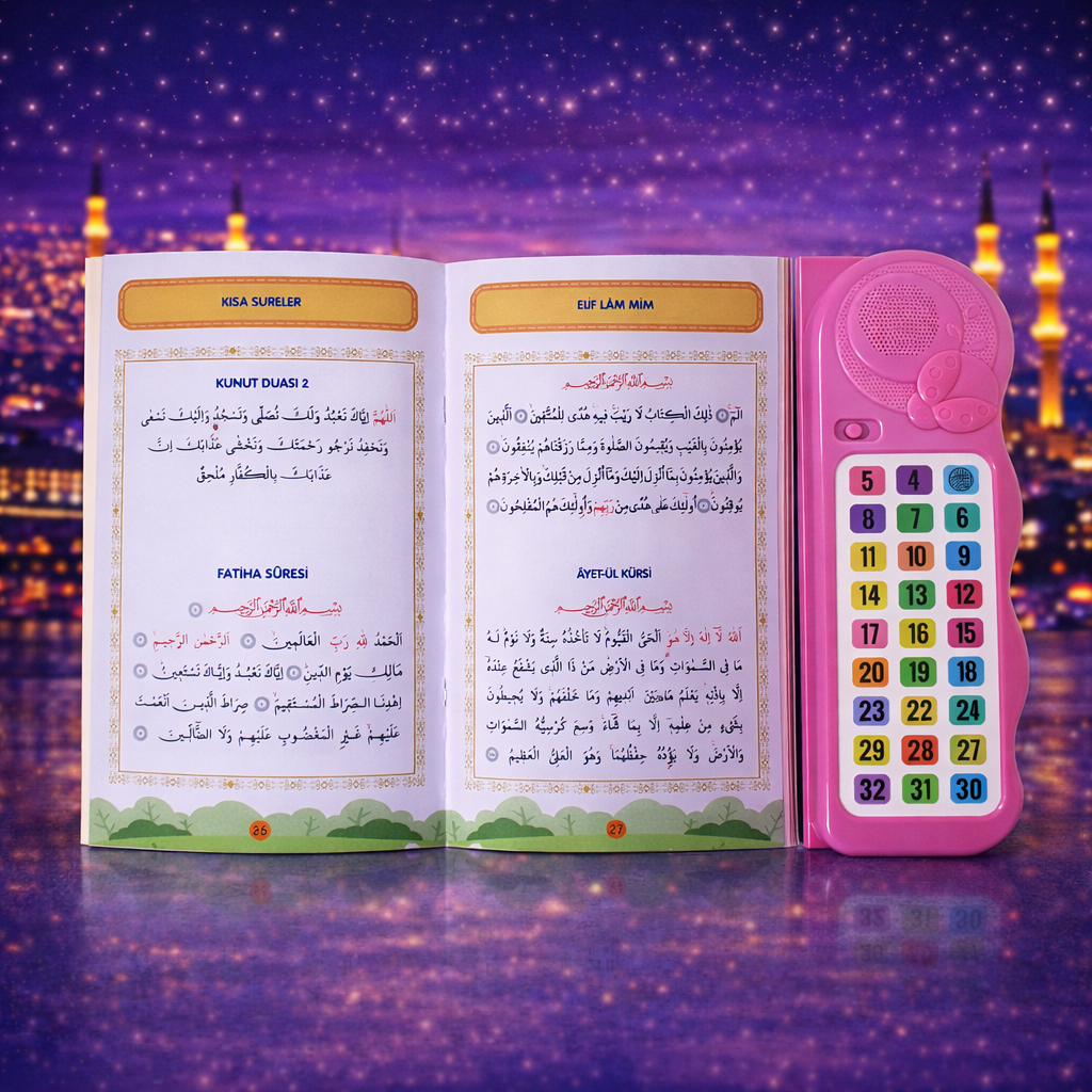 Çocuğum Kendi Kendine Kur'an-ı Kerim Okumayı Öğreniyor (Sesli Kitap Desteği)
