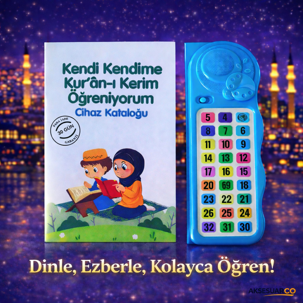 Çocuğum Kendi Kendine Kur'an-ı Kerim Okumayı Öğreniyor (Sesli Kitap Desteği)