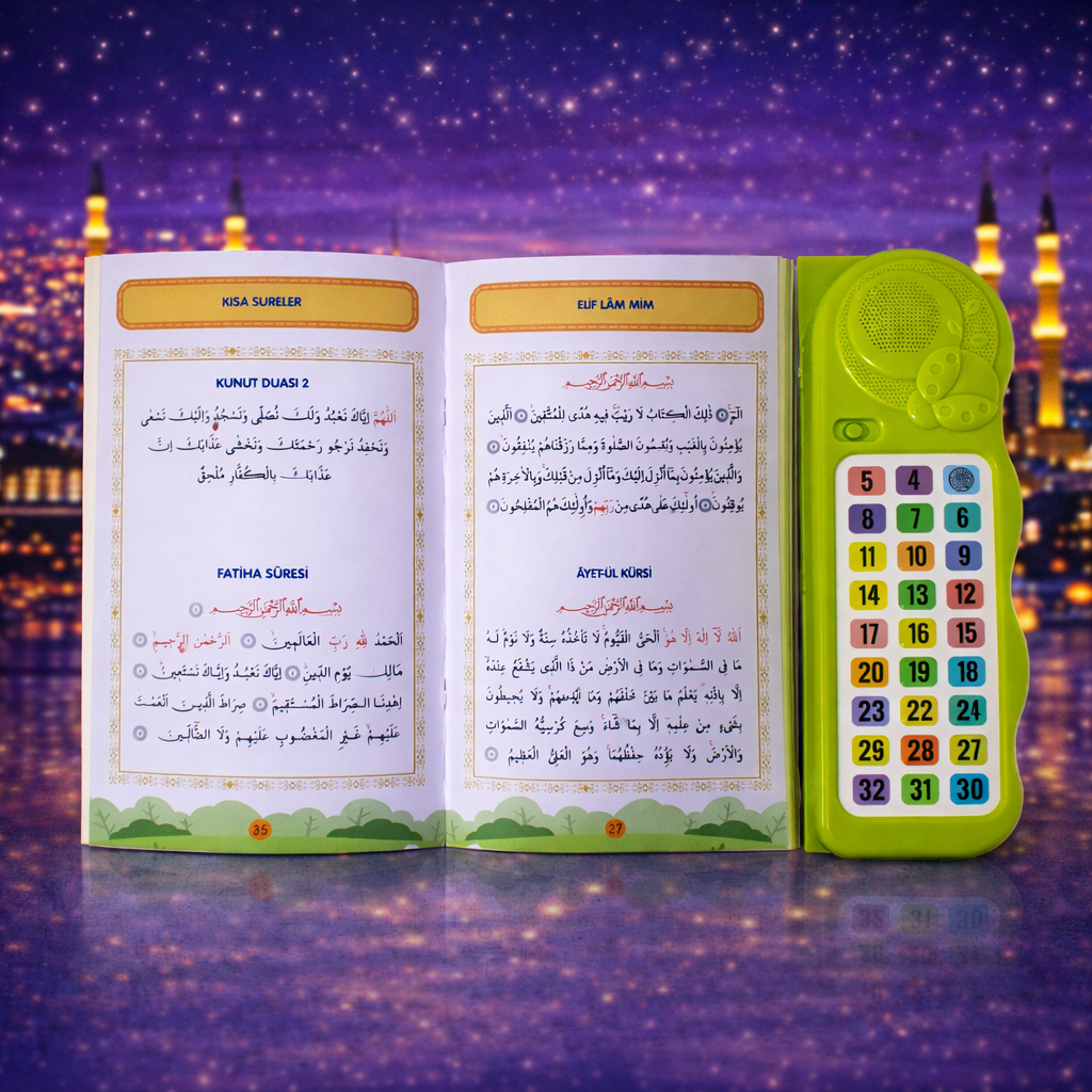 Çocuğum Kendi Kendine Kur'an-ı Kerim Okumayı Öğreniyor (Sesli Kitap Desteği)